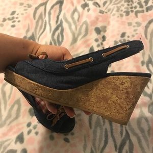 Blue Jean wedges